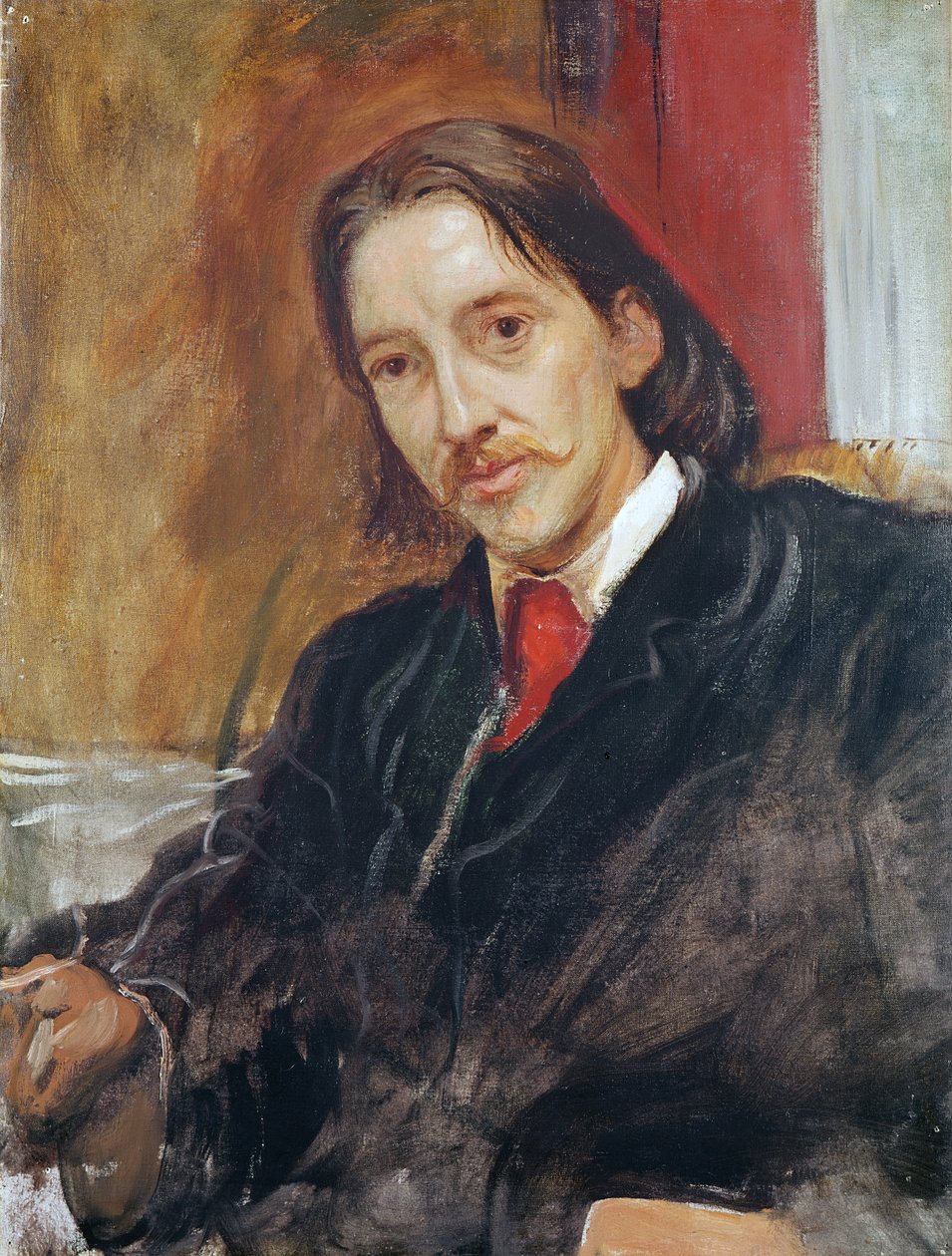 Portrait de Robert Louis Stevenson (1850-1894) 1886 - William Blake Richmond