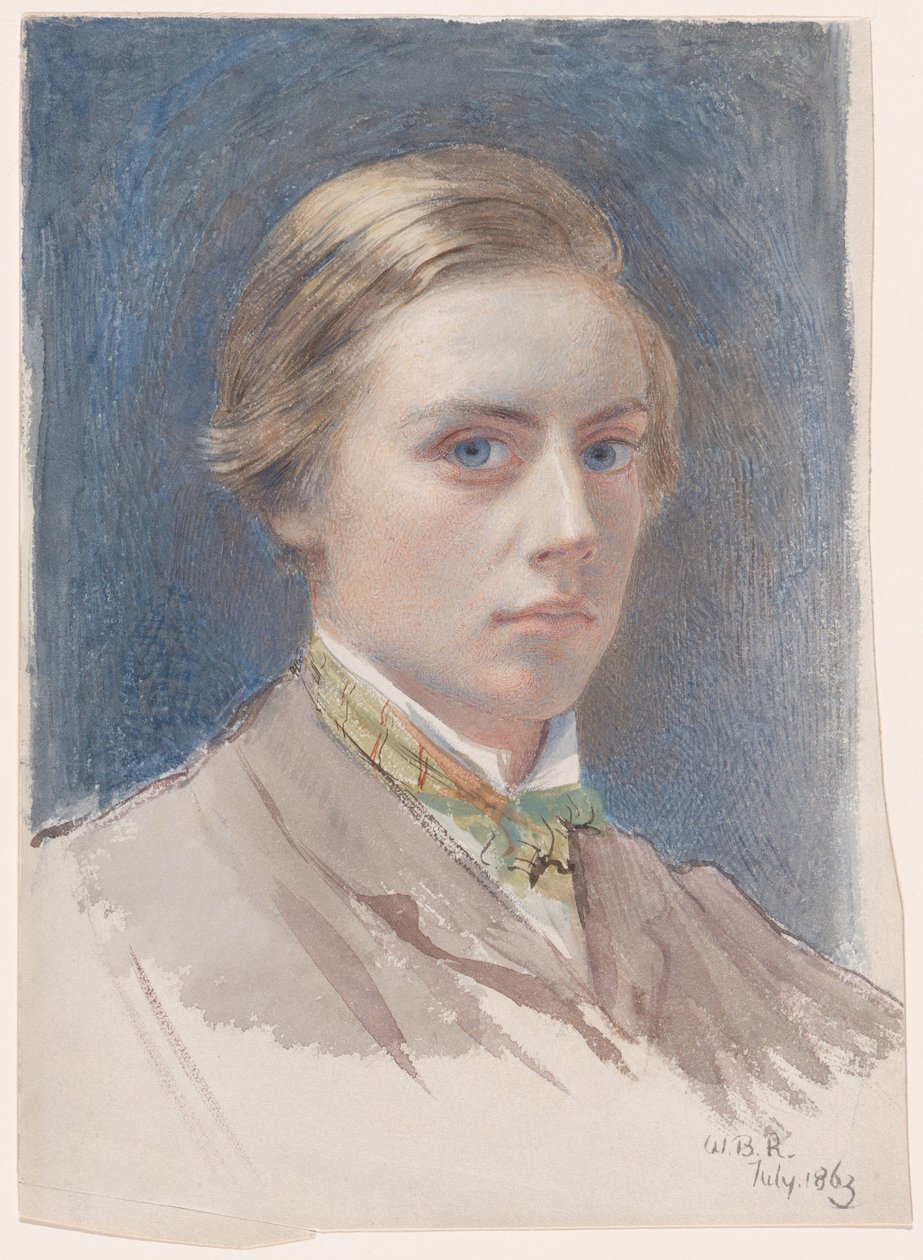 Autoportrait, à 21 ans, 1863 - William Blake Richmond