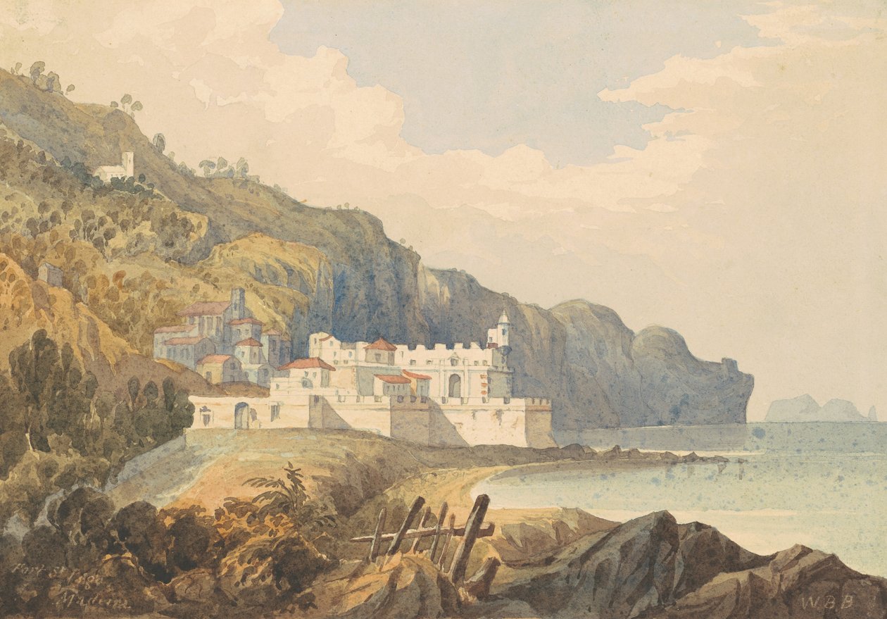 Fort St. Iago, Madère, c.1850 - William Brenton Boggs