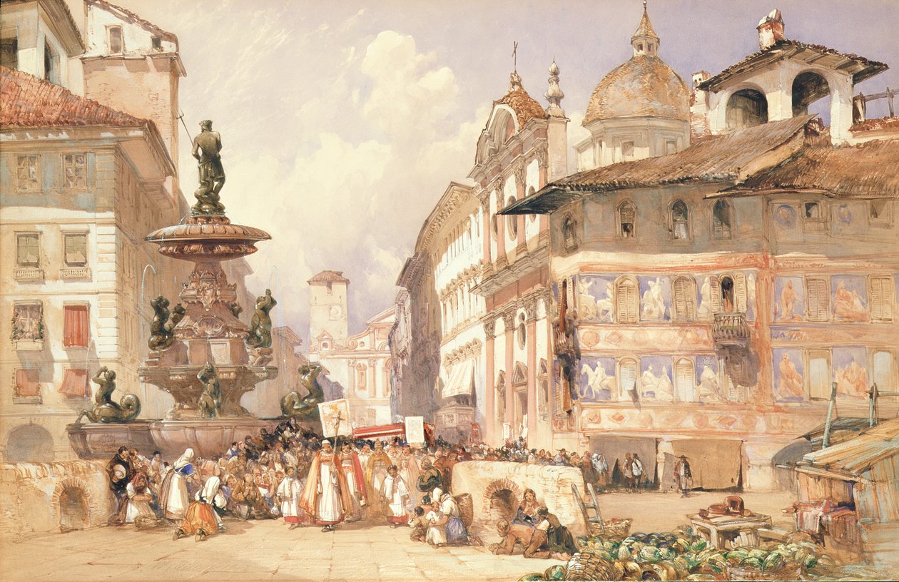 Procession religieuse - William Callow