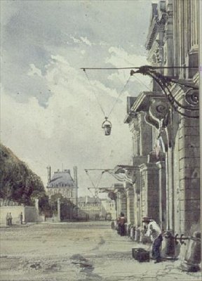 La rue de Rivoli, près des Tuileries, Paris - William Callow