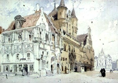 Hôtel de ville, Malines - William Callow
