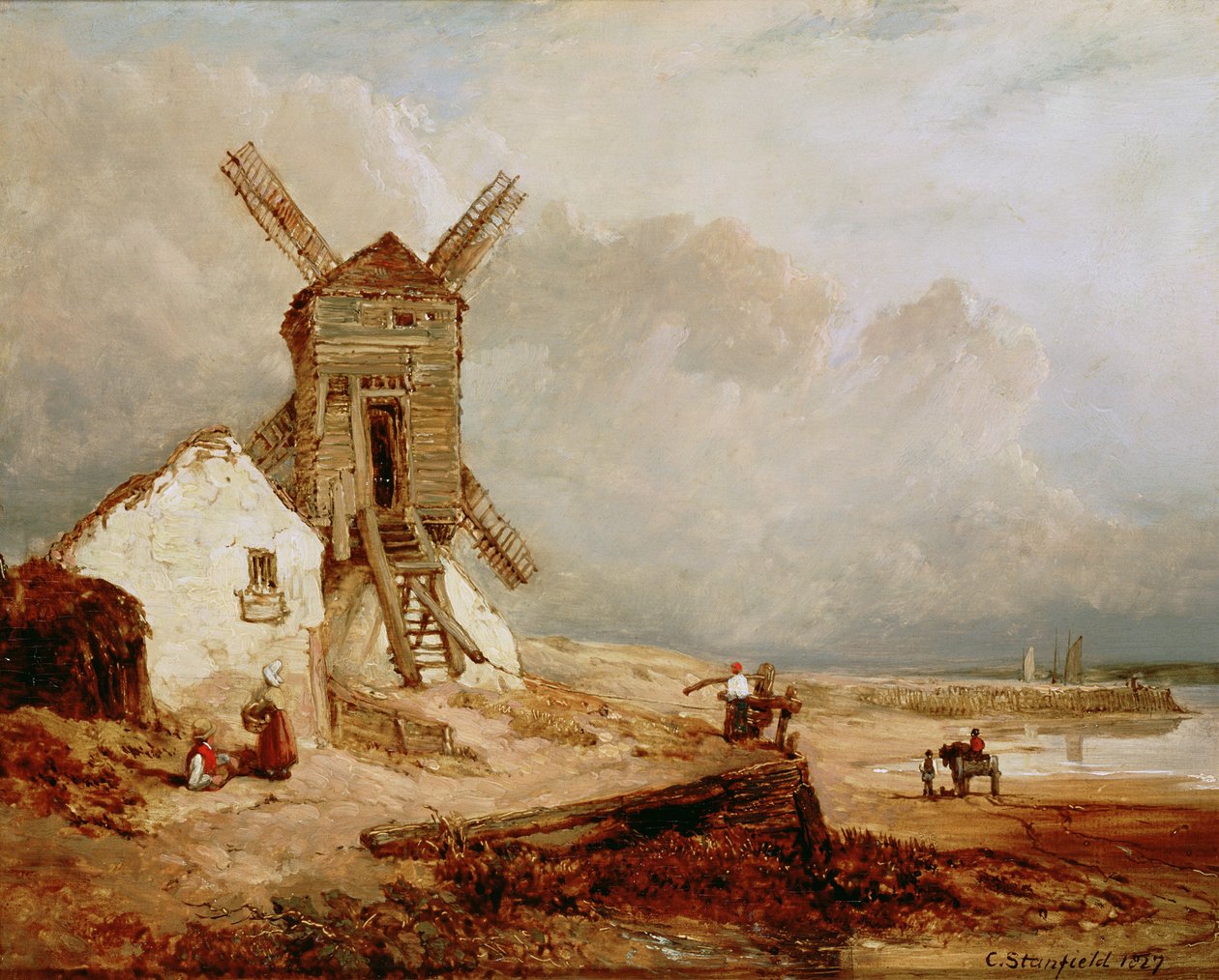 Le Moulin, 19ème siècle - Clarkson Frederick Stanfield