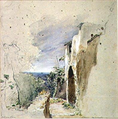 Vue côtière près de Sorrente, baie de Naples - William Collins