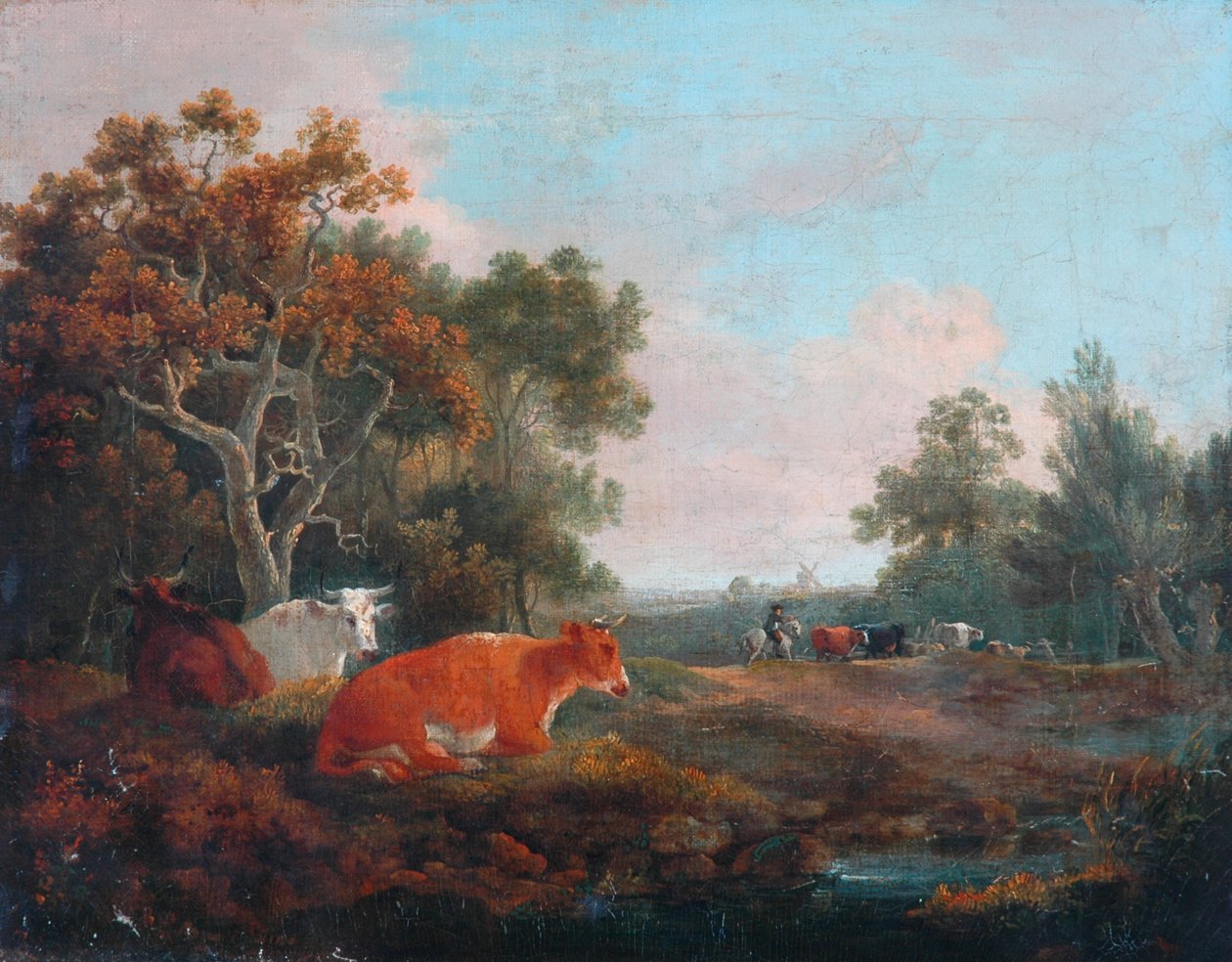 Paysage avec du bétail - William Collins