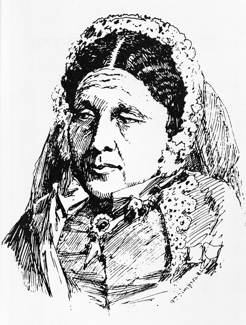 Portrait de Mary Seacole (1805-81) - William Crimea Simpson