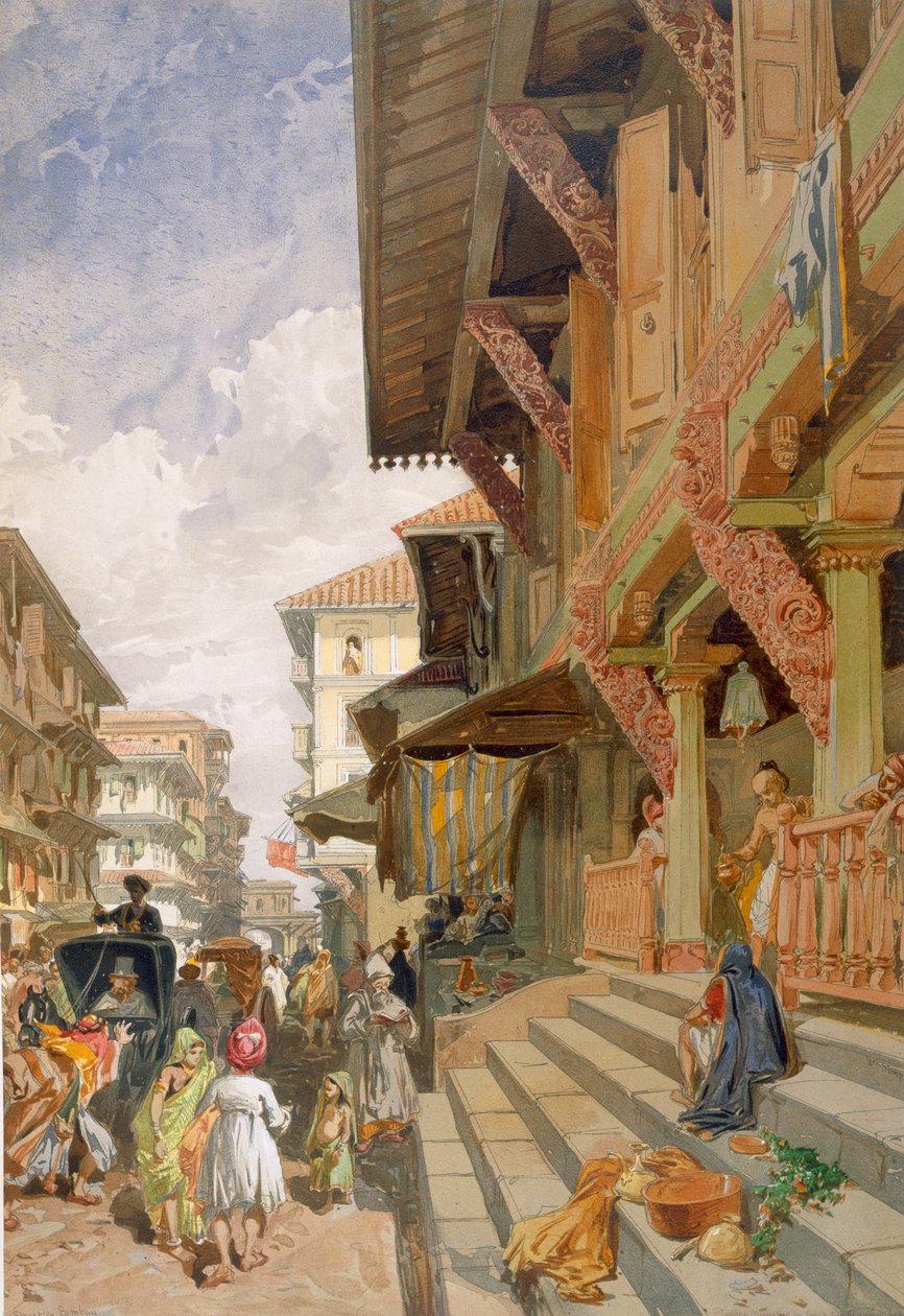 Rue à Bombay, de 