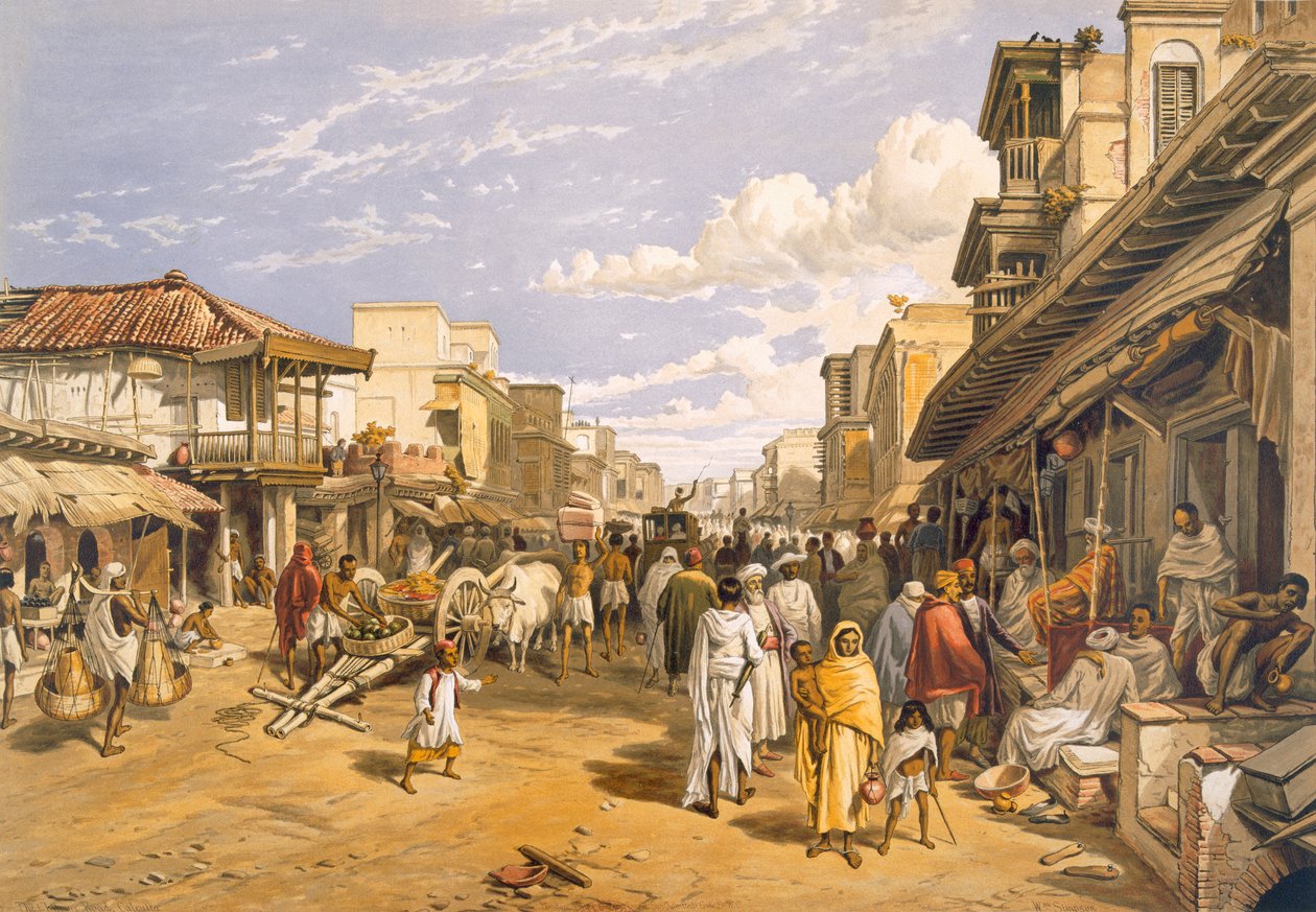 La route de Chitpore, de 