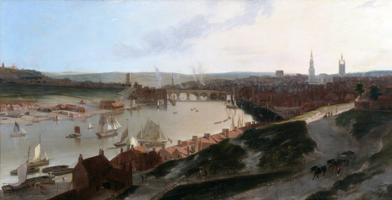 Vue de Newcastle upon Tyne, prise d