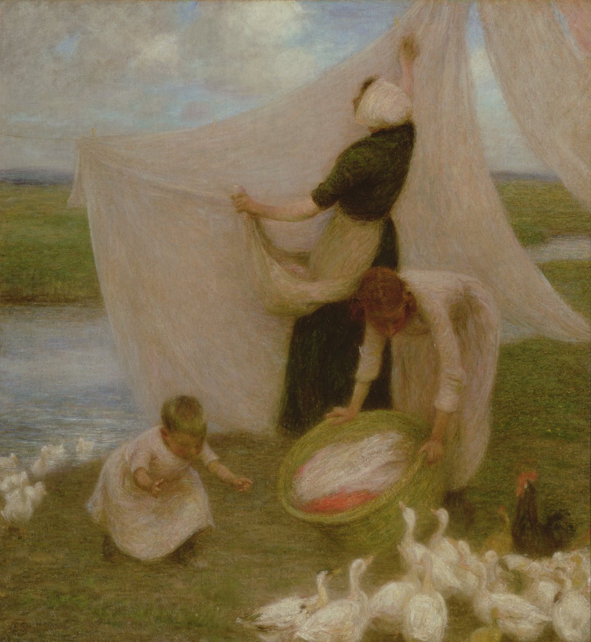 Jour de Lessive - William Edward Stott
