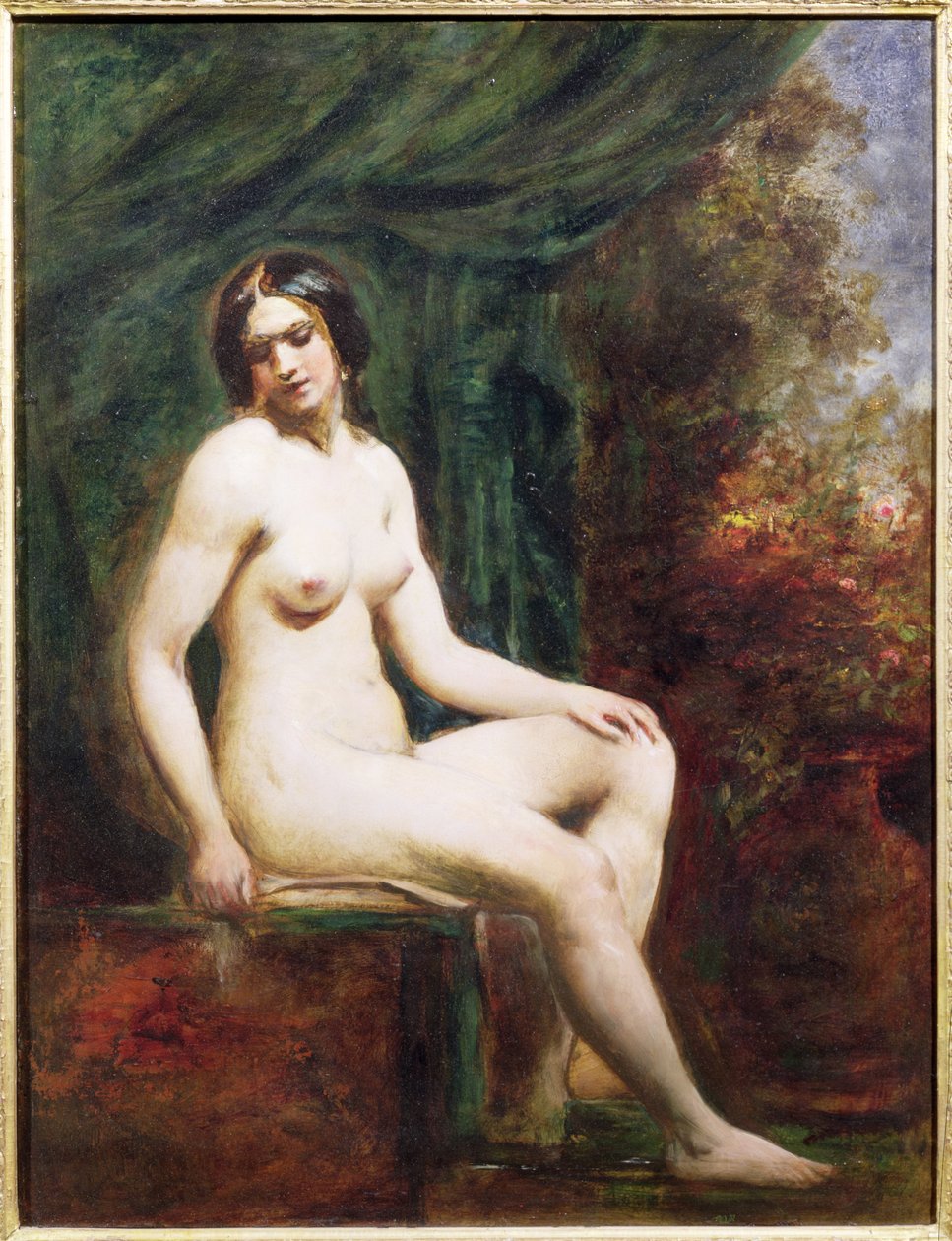 Femme nue assise - William Etty
