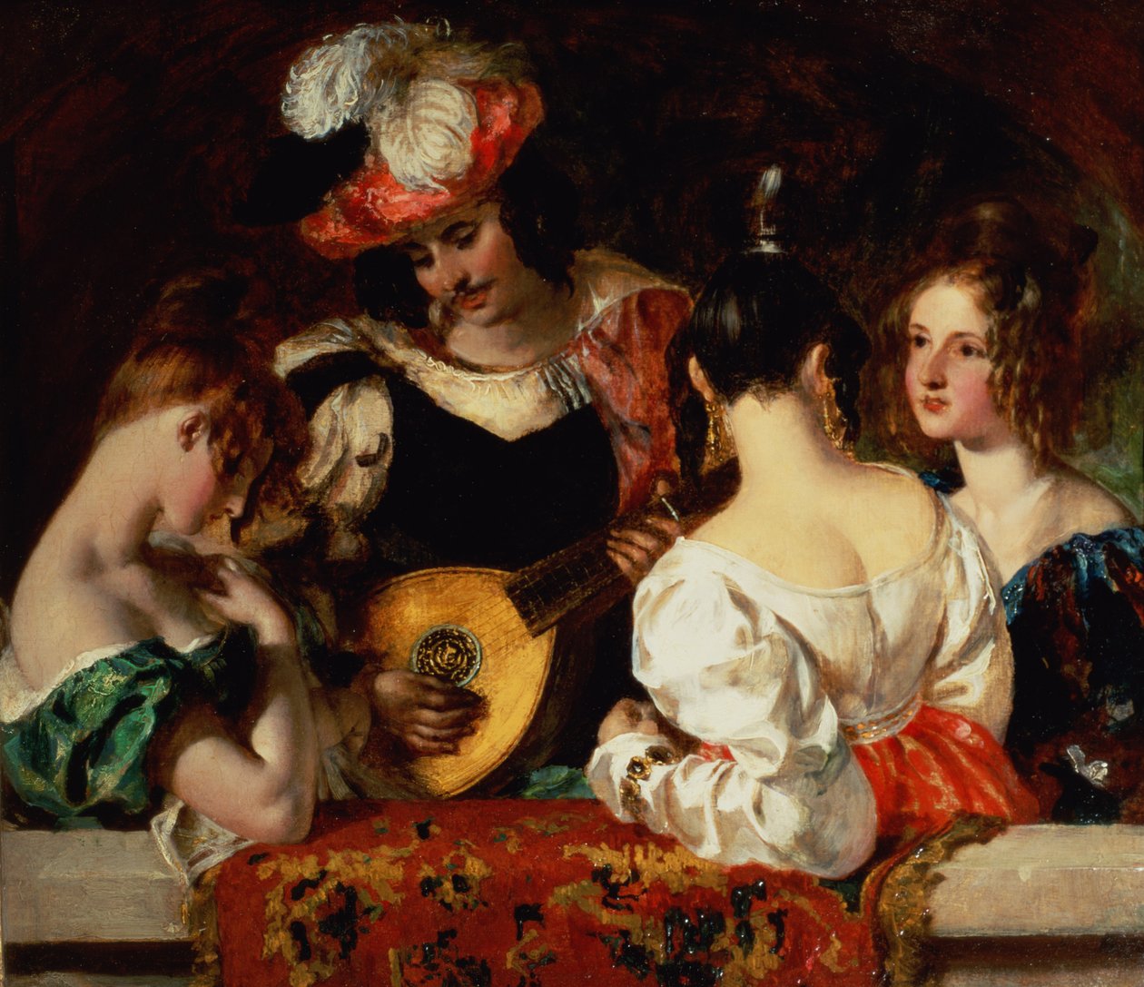 Le joueur de luth - William Etty