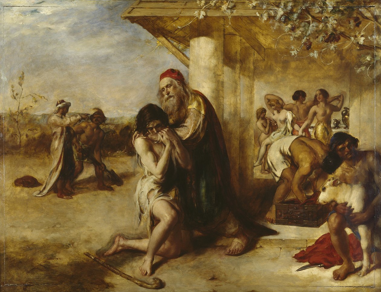 Le Retour du fils prodigue repentant à son père - William Etty