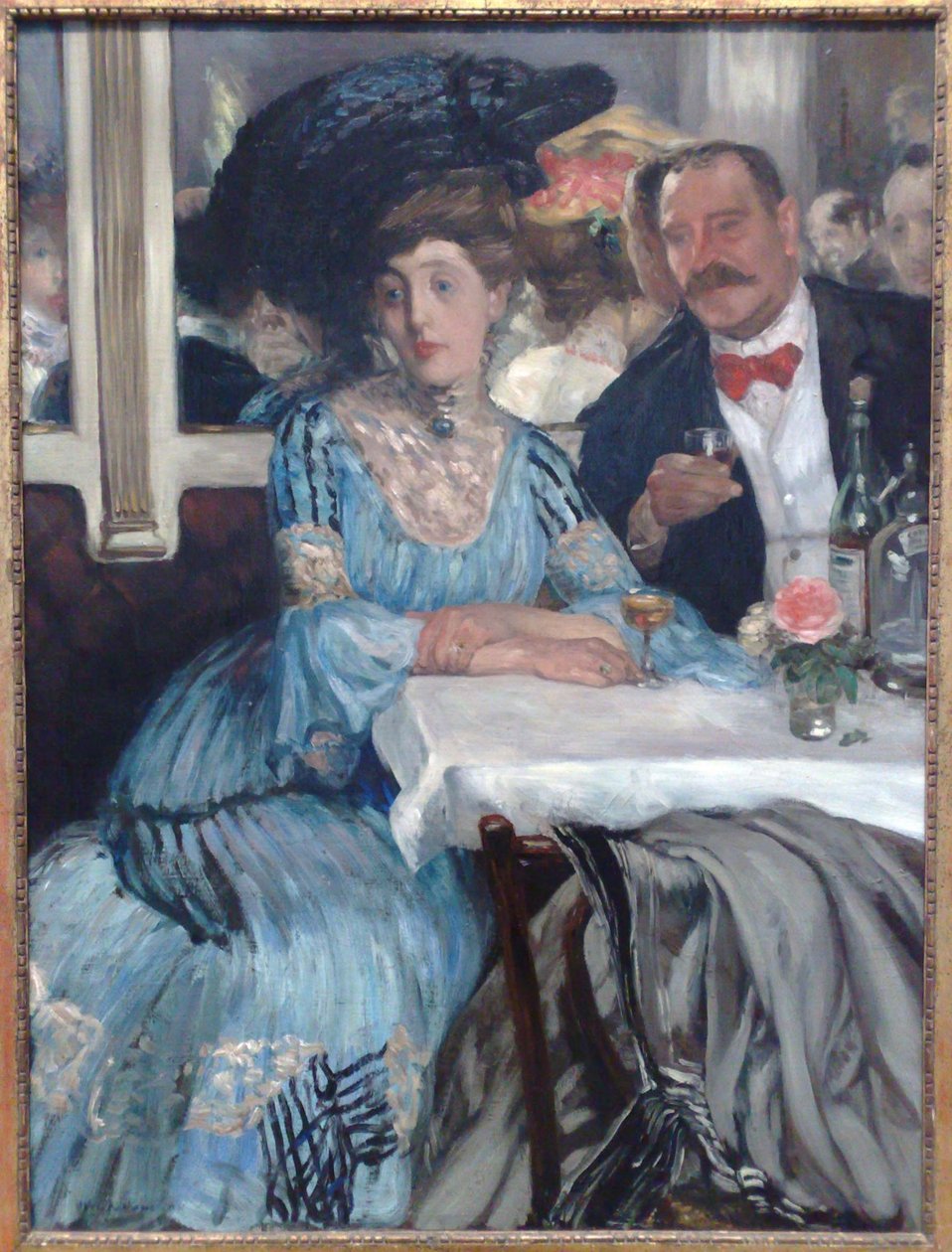 Chez Mouquin - William James Glackens