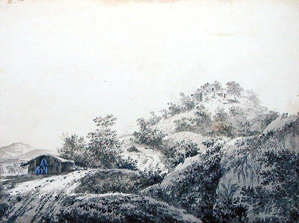Le passage de Sicri Gully (Sakrigali) du Bengale, entrant dans la province de Bahar, c.1781 - William Hodges