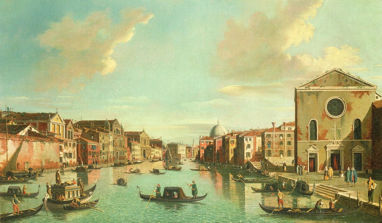 Le Grand Canal, Venise, XVIIIe siècle - William James