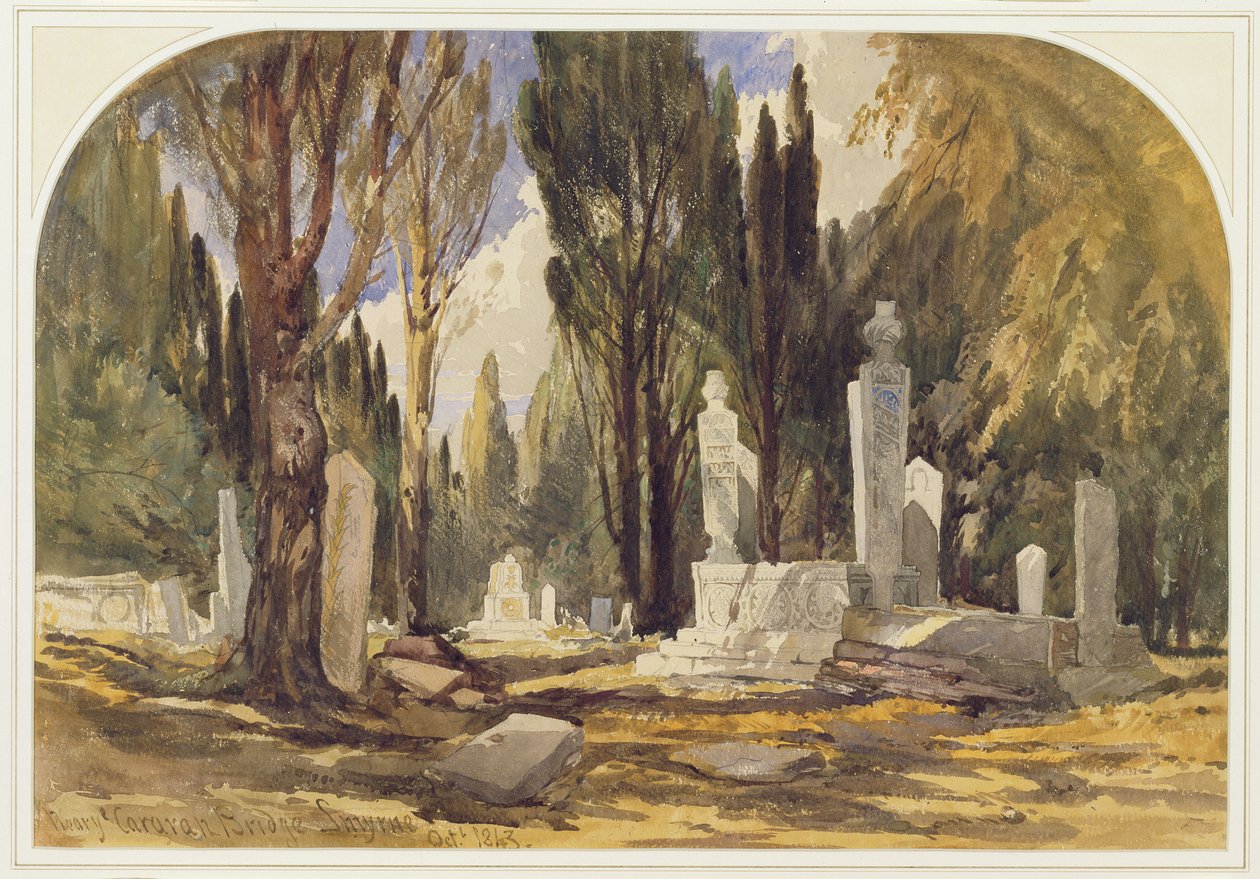 Près du Pont de la Caravane, Smyrne, 1843 - William James Muller