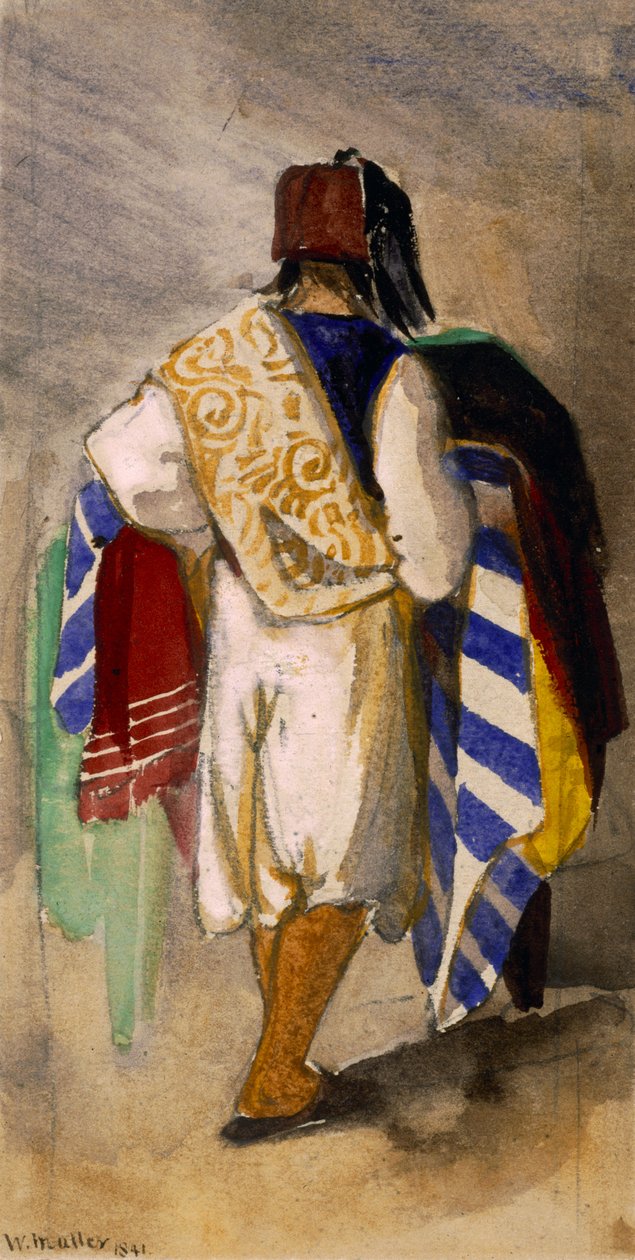 Vendeur de tapis turc, 1841 - William James Muller
