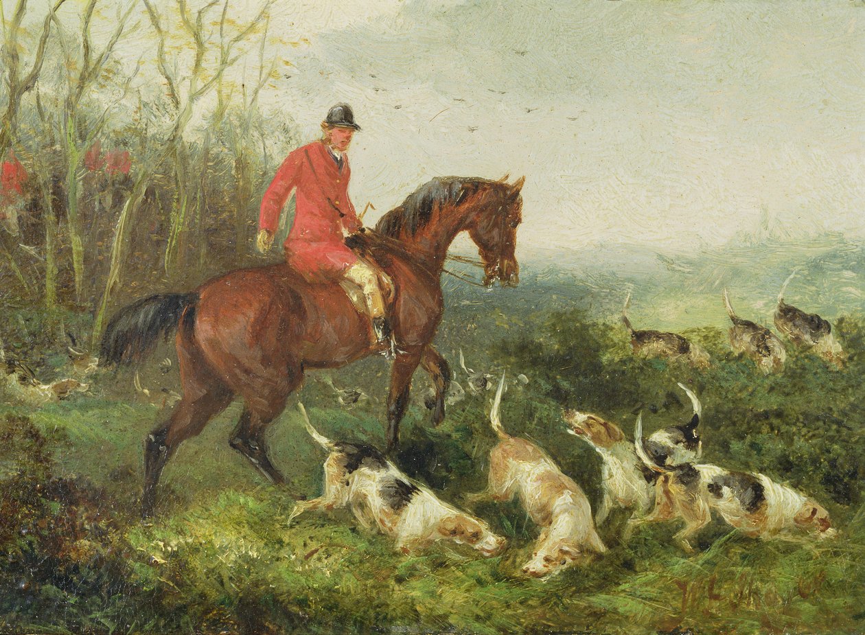 Chasse au renard : À couvert - William Joseph Shayer
