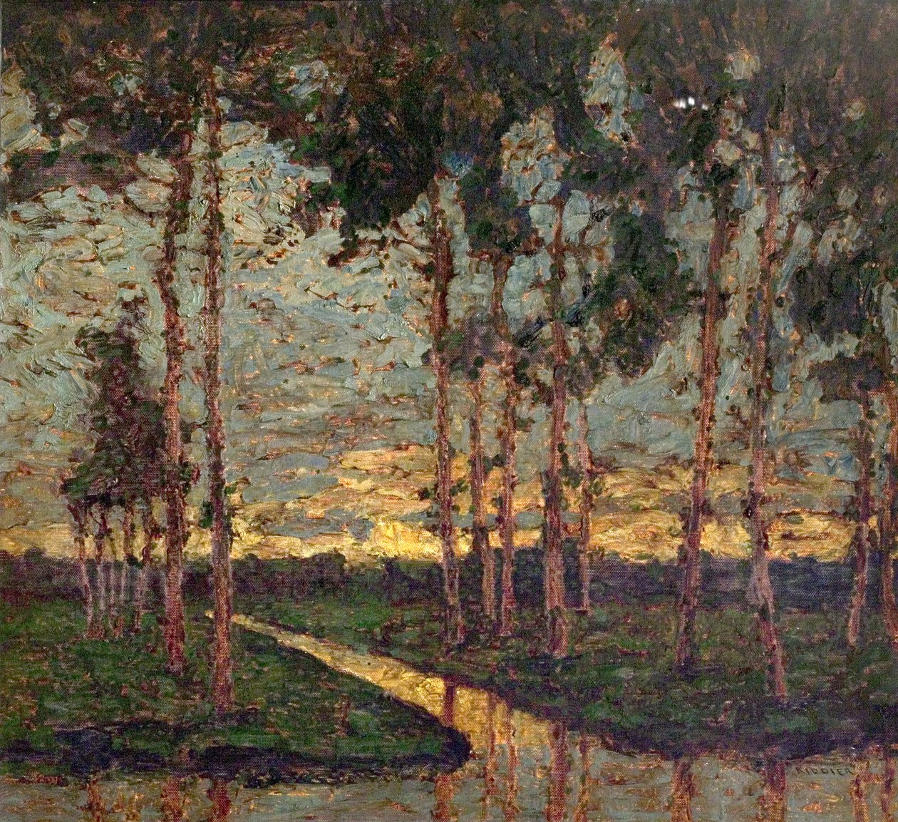 La digue, 1921 - William Kiddier