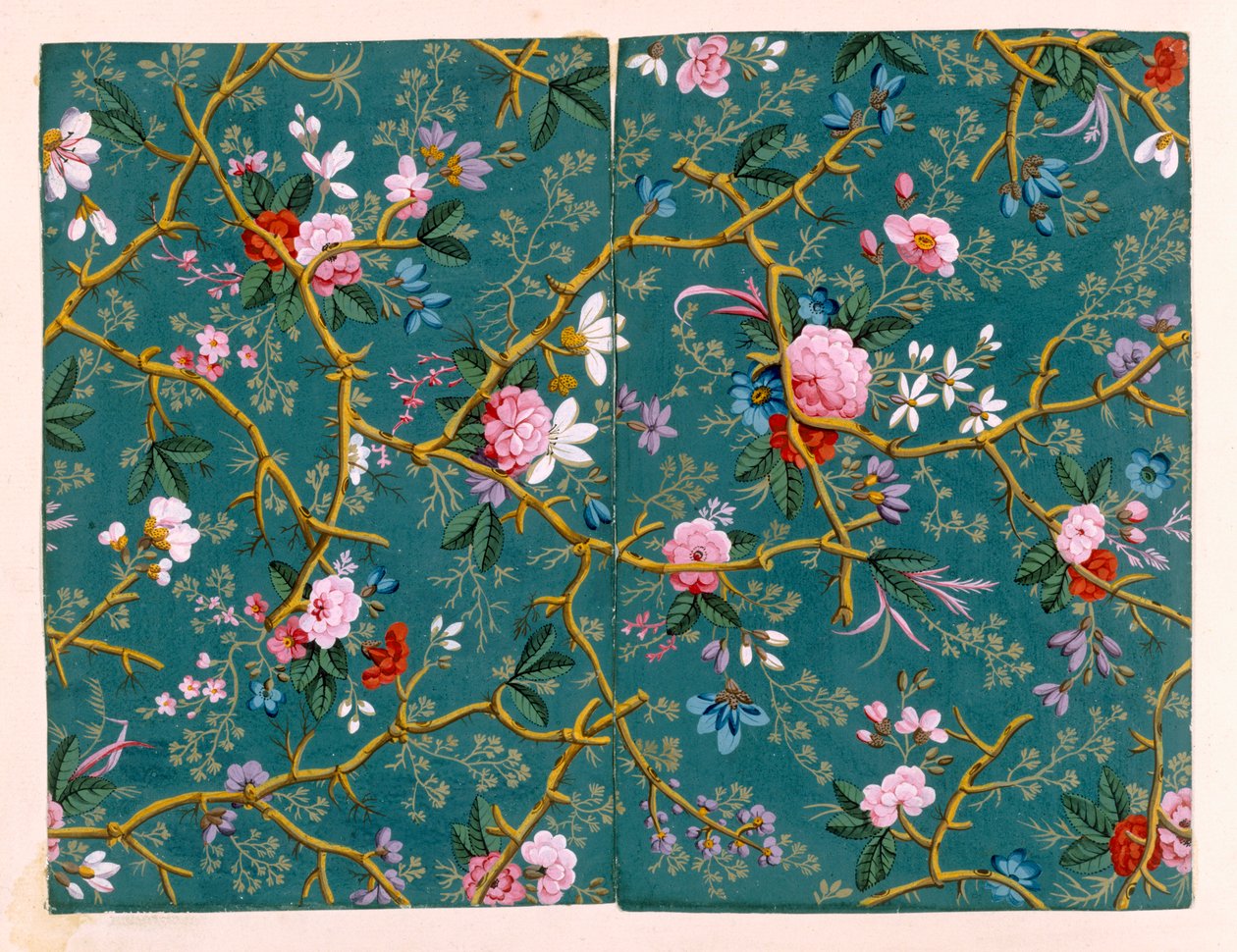 Papier marbré - William Kilburn