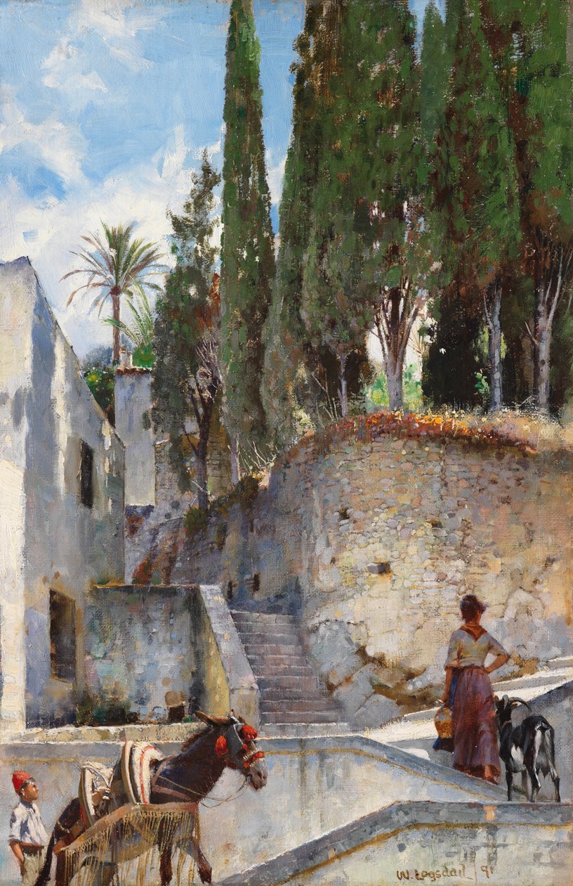 Les ruelles de Naples, 1891 - William Logsdail