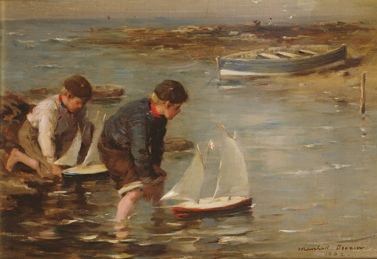 Départ de la course, 1902 - William Marshall Brown