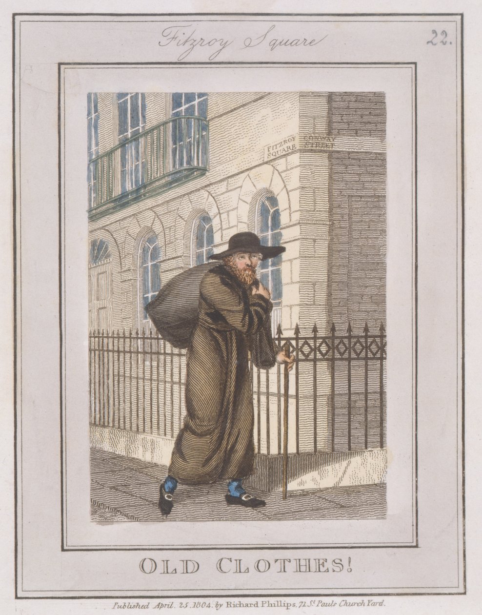 Vieux vêtements, de Description of the Plates, Representing the Itinerant Traders of London... - William Marshall after Craig