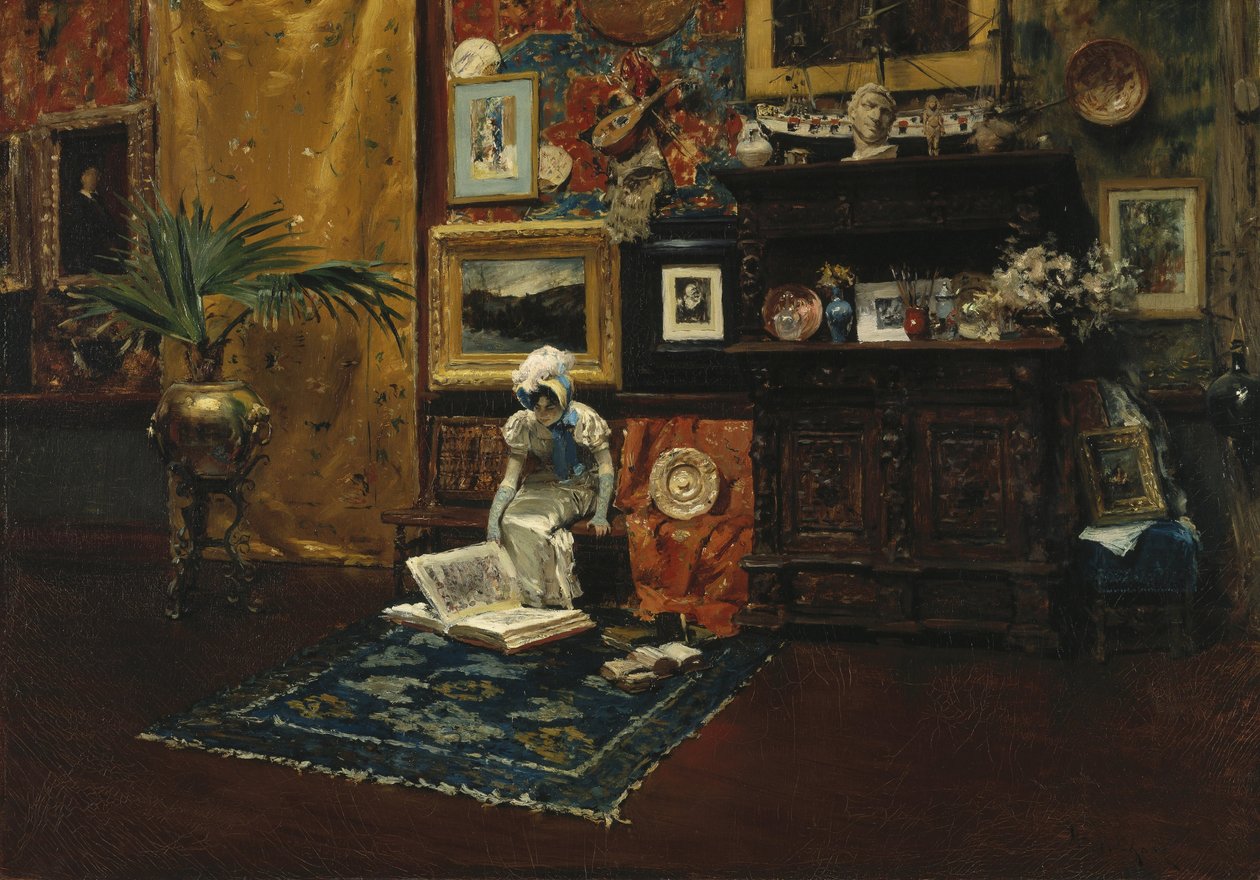 Intérieur de studio - William Merritt Chase