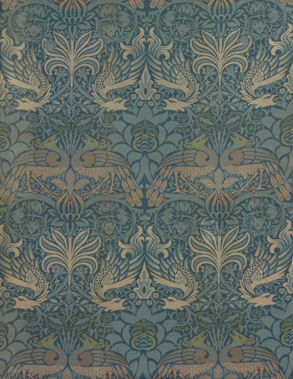 Panneau intitulé Paon et Dragon - William Morris