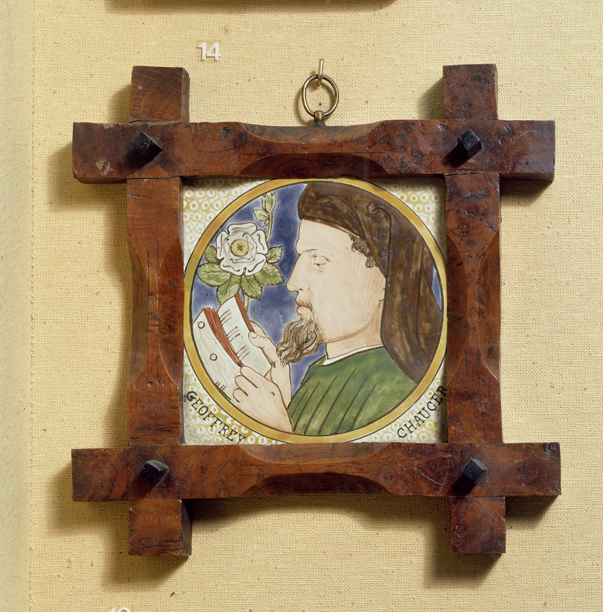 Portrait de Geoffrey Chaucer (c.1340-1400) - William Morris