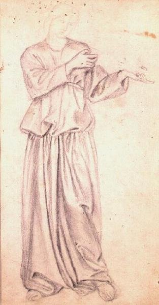 Jeune femme avec un luth - William Morris