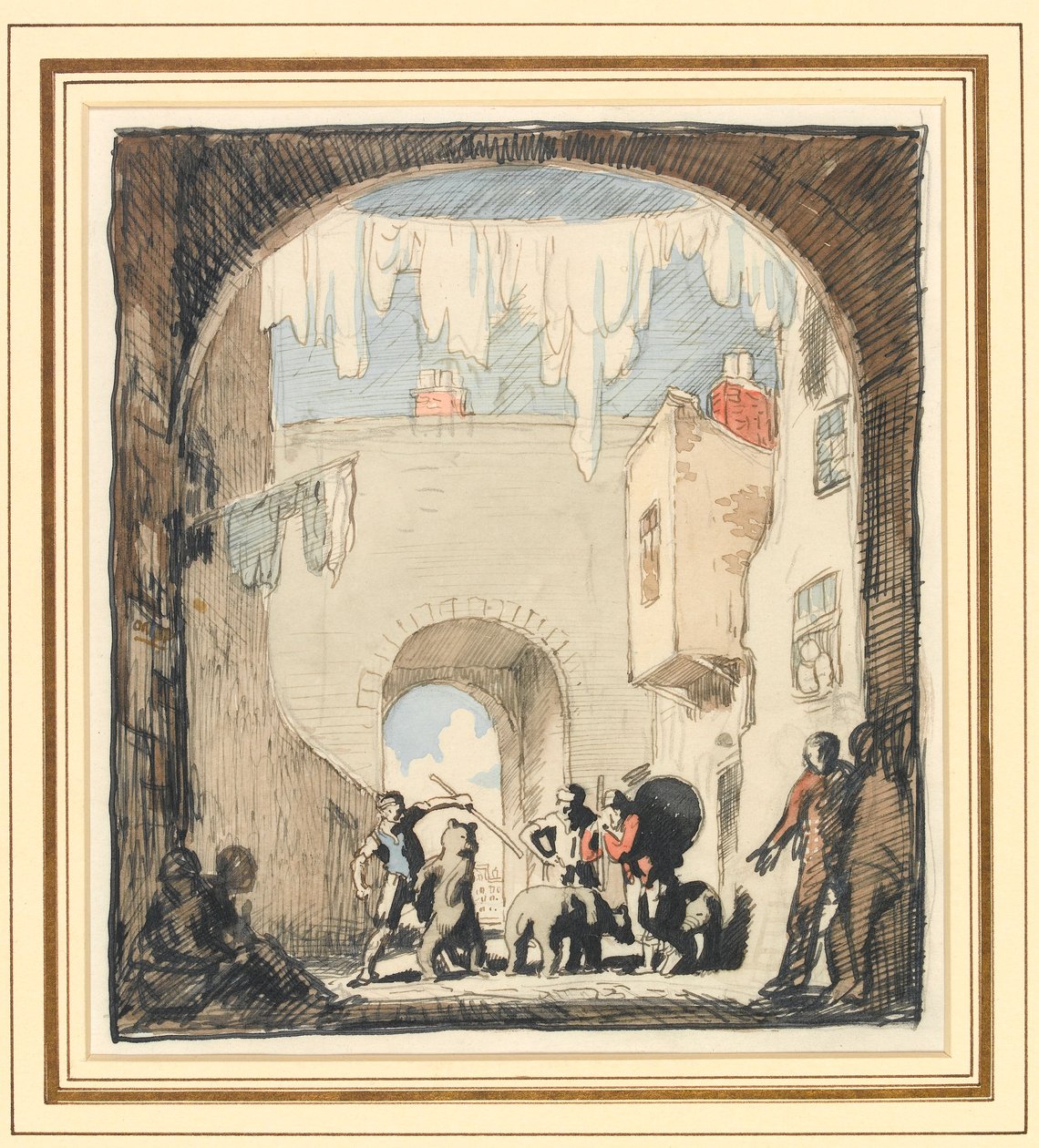 Une scène de rue - William Orpen