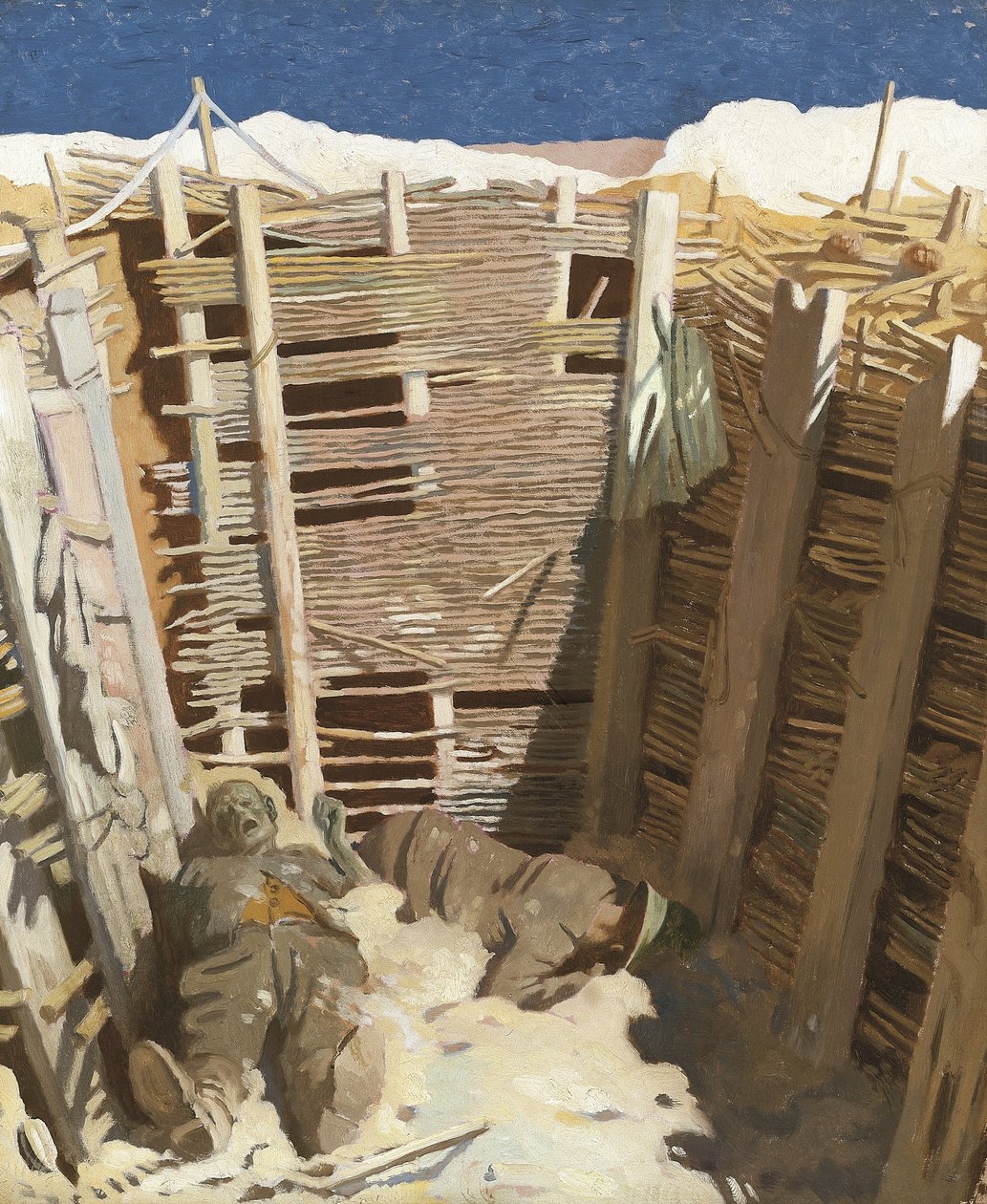 Allemands morts dans une tranchée - William Orpen
