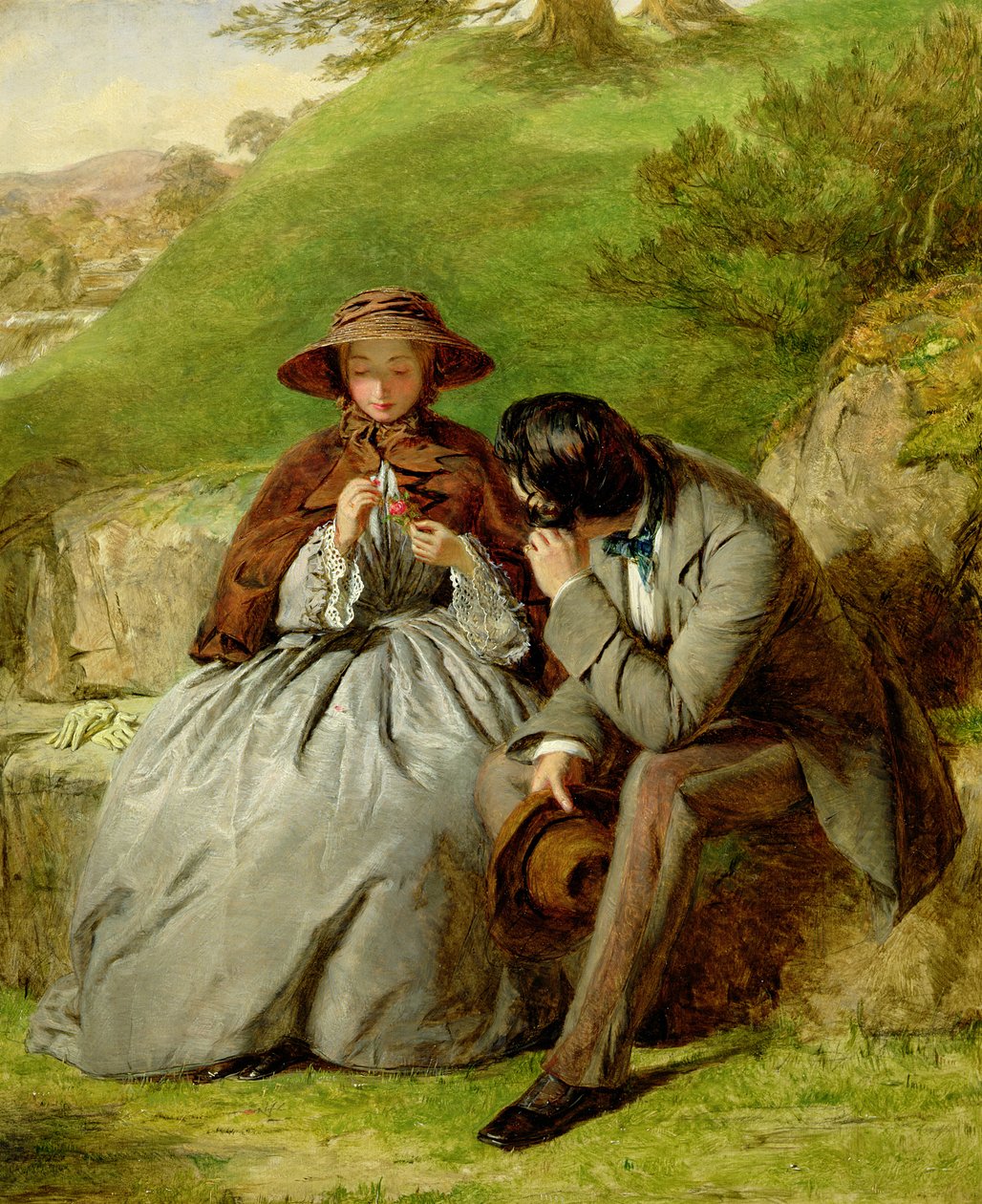 Amoureux, 1855 - William Powell Frith