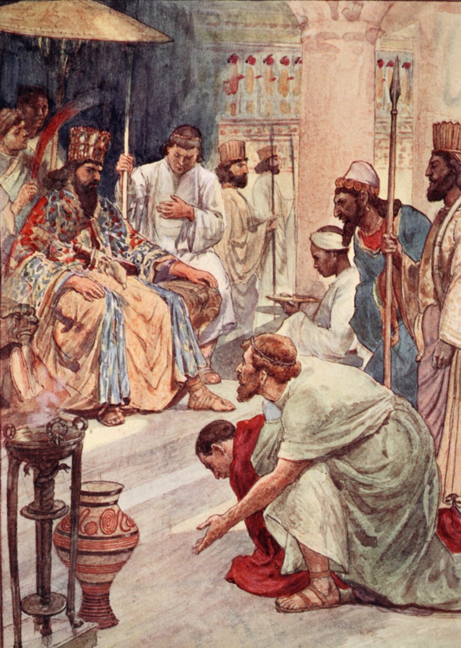 Thémistocle à la cour perse, illustration de 