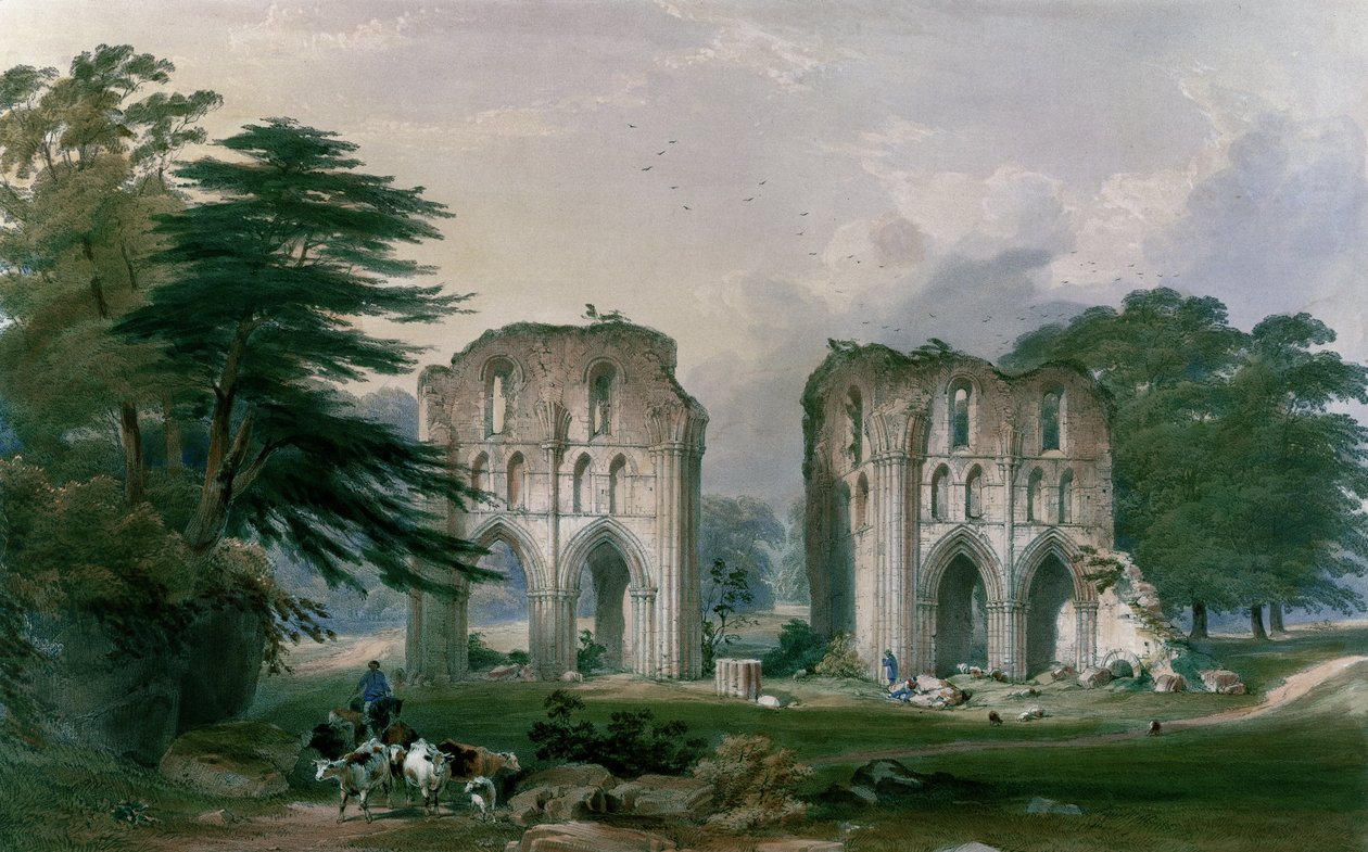 Abbaye de Roche, vue de l