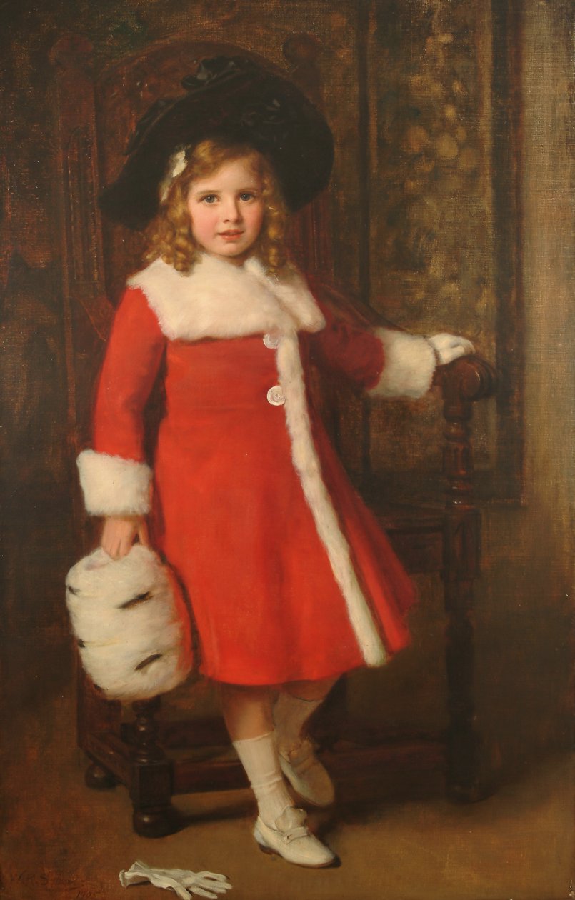Portrait de Clarice Honor Edwards, 1905 - William Robert Symonds