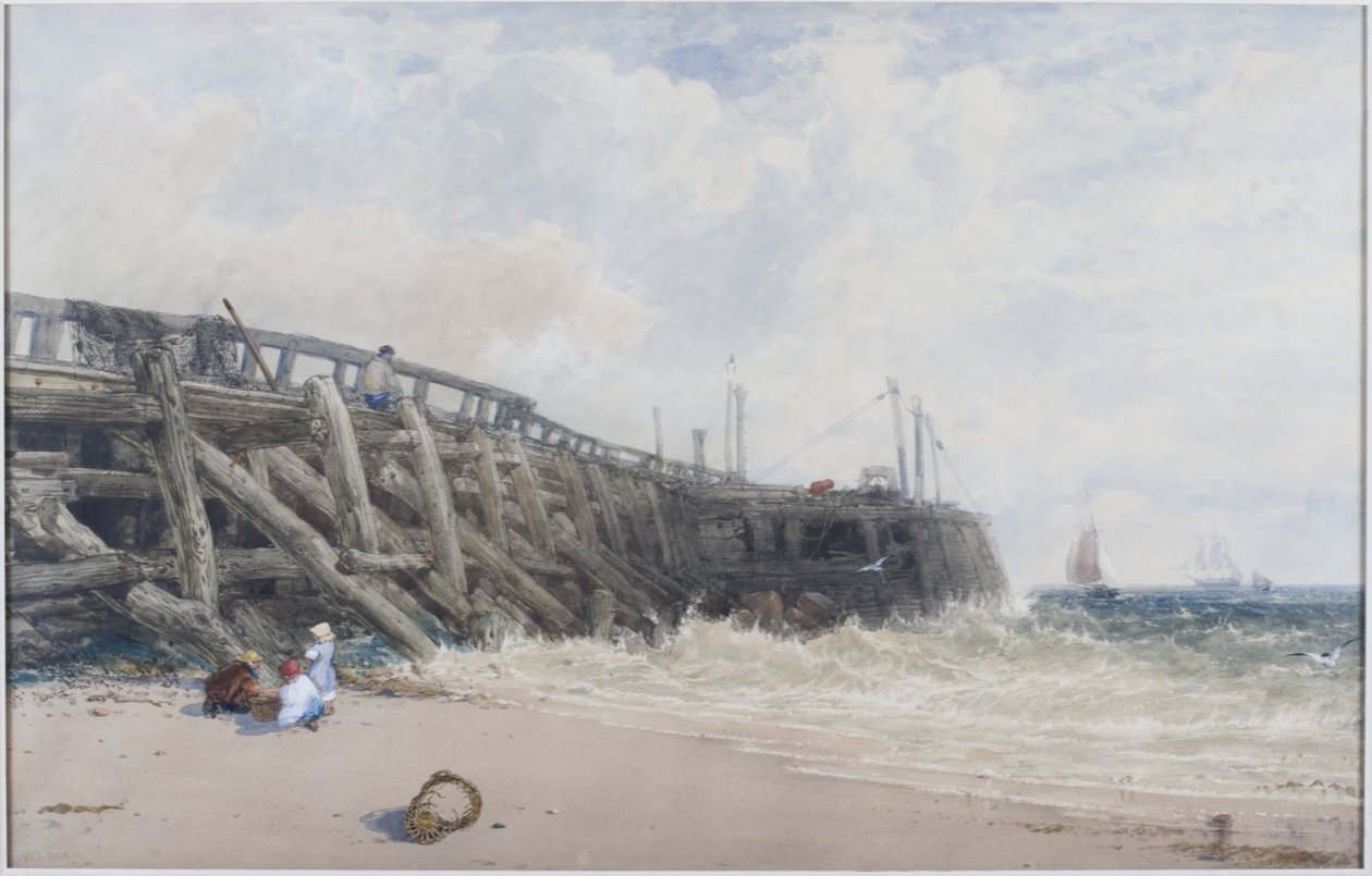 Ancien quai de Newhaven - William Roxby Beverly