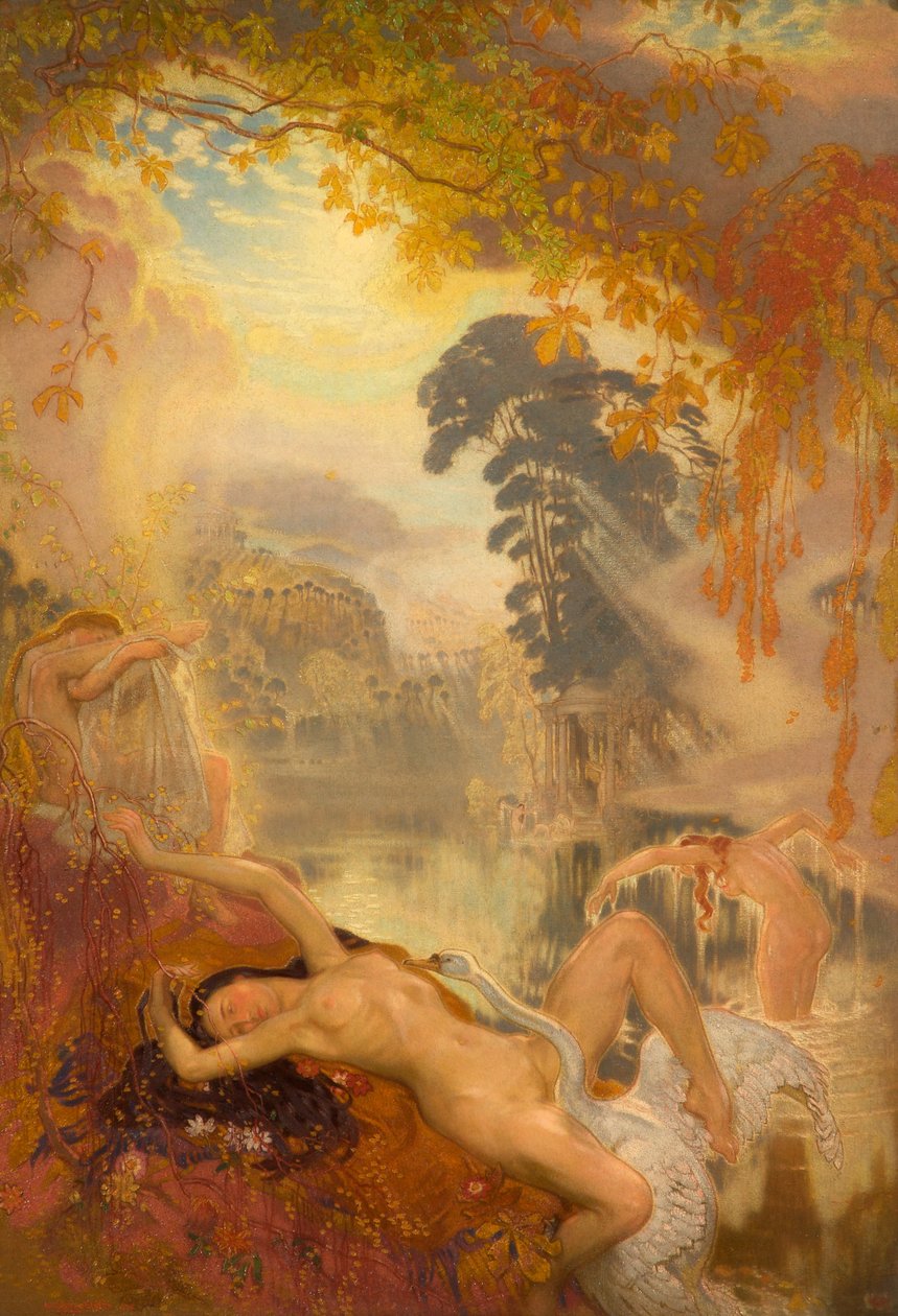 Léda et le cygne, 1928 - William Shackleton