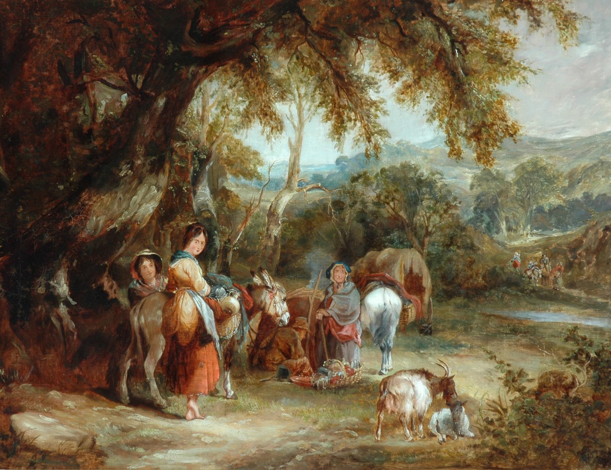 Un campement de gitans, 1788 - William Shayer