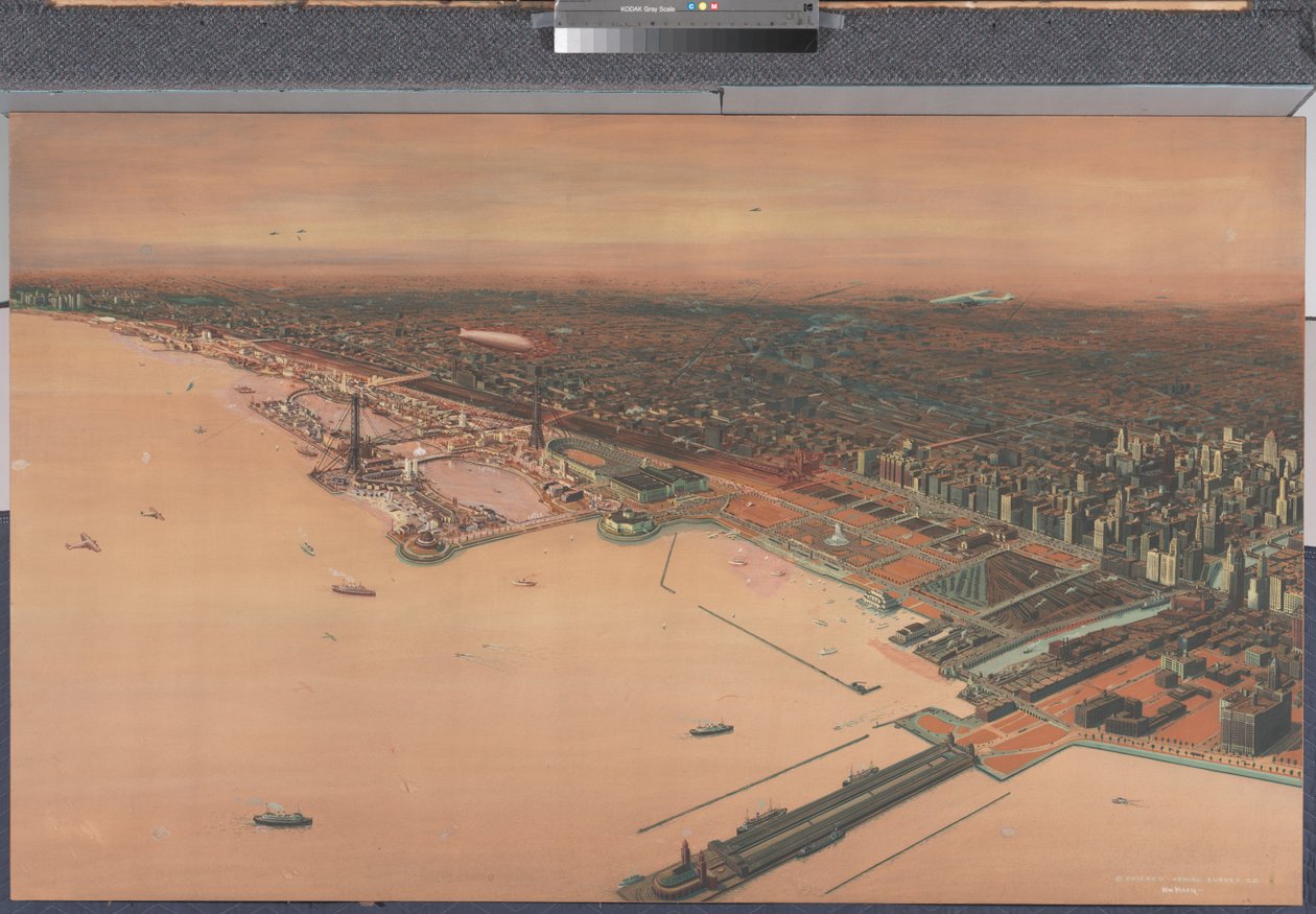 Vue de la skyline de Chicago - Siècle du Progrès - William Starbuck Macy