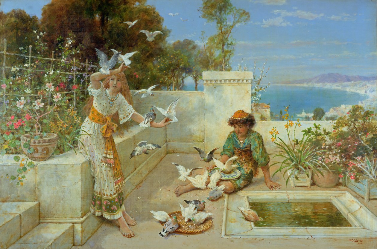 Enfants par la Méditerranée - William Stephen Coleman