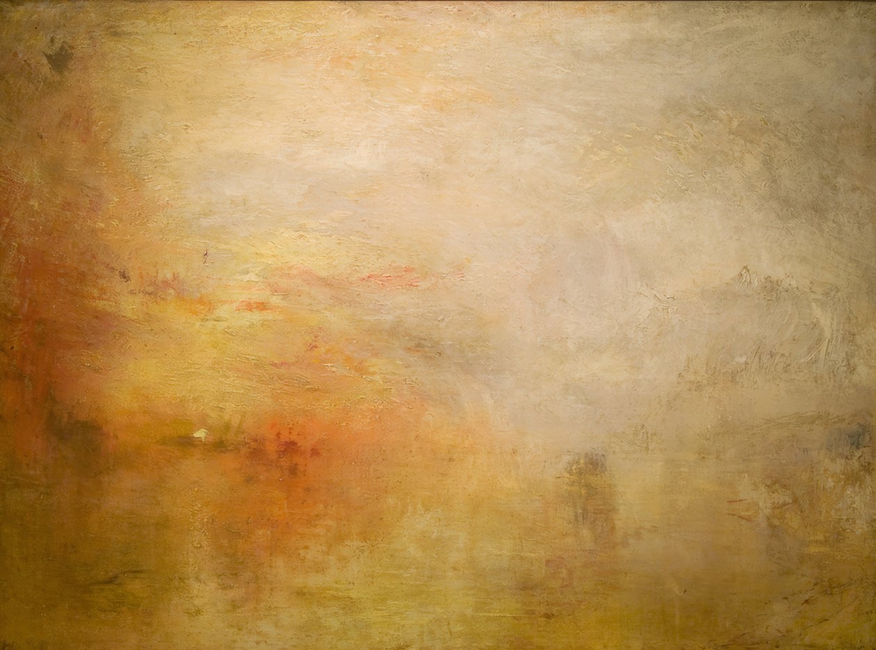 Coucher de soleil sur le lac - Joseph Mallord William Turner