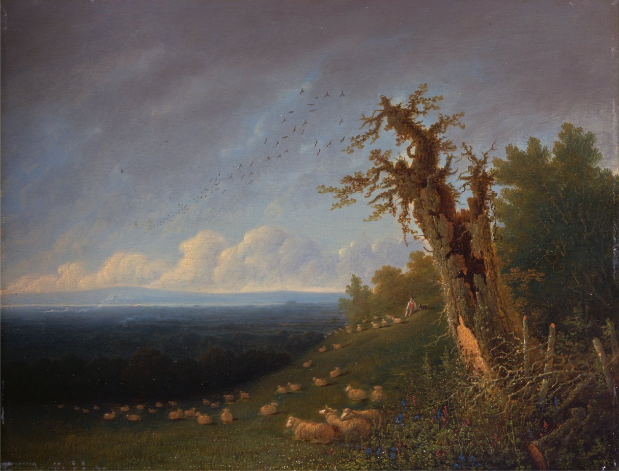 Garçon berger sur une colline - Joseph Mallord William Turner