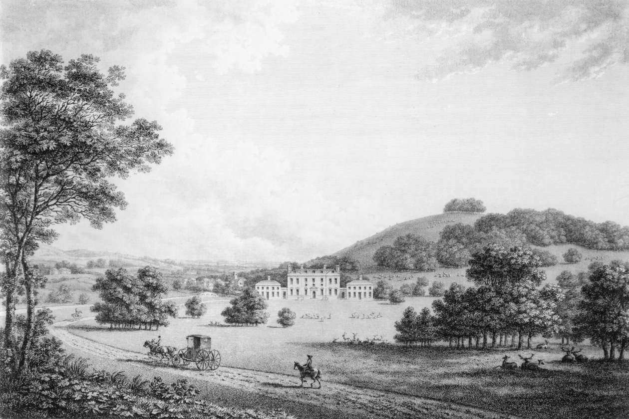 Godmersham Park, Kent, le Siège de Thomas Knight Esq., publié en 1785 - William Watts