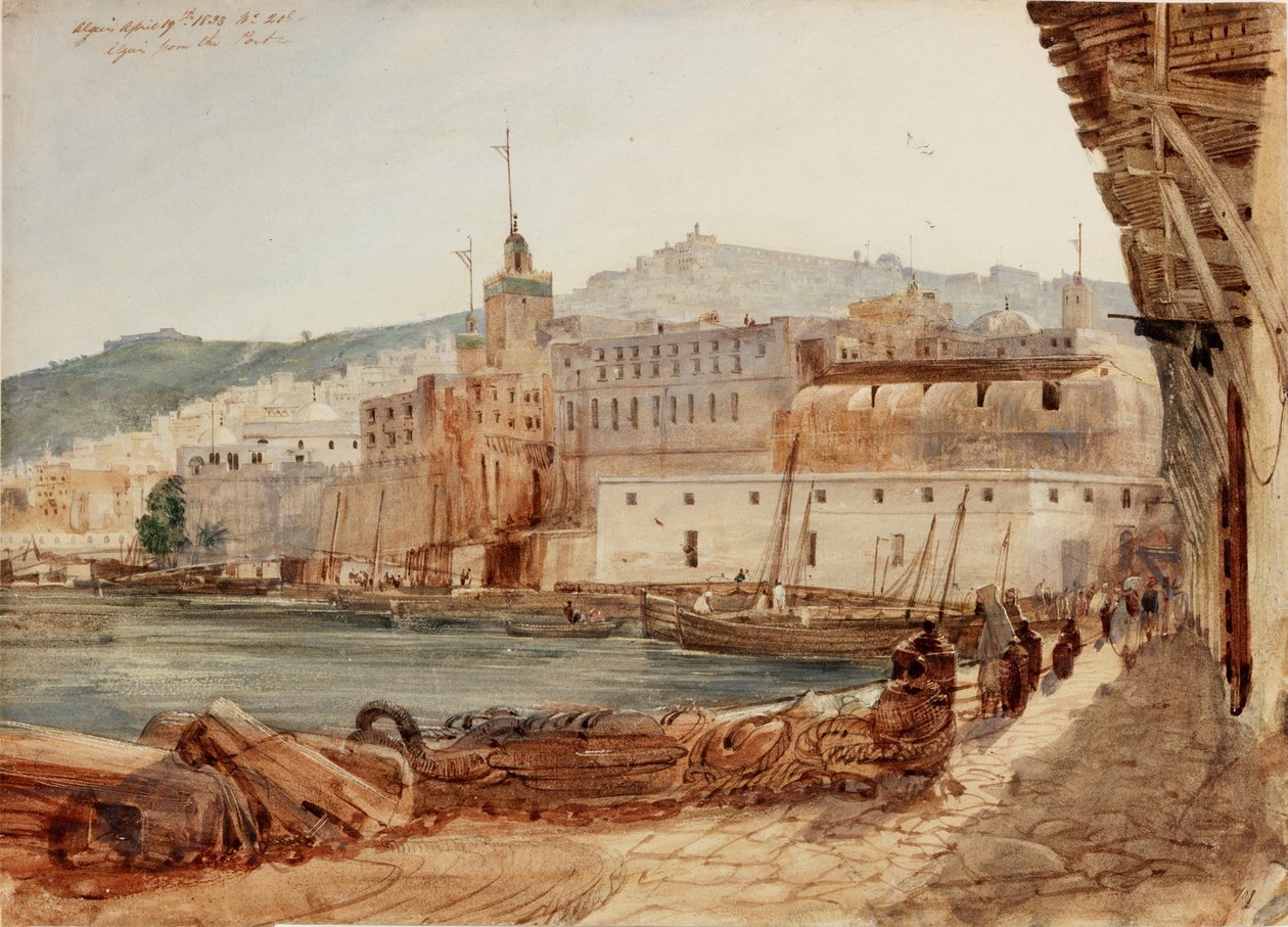 Alger depuis le port - William Wyld