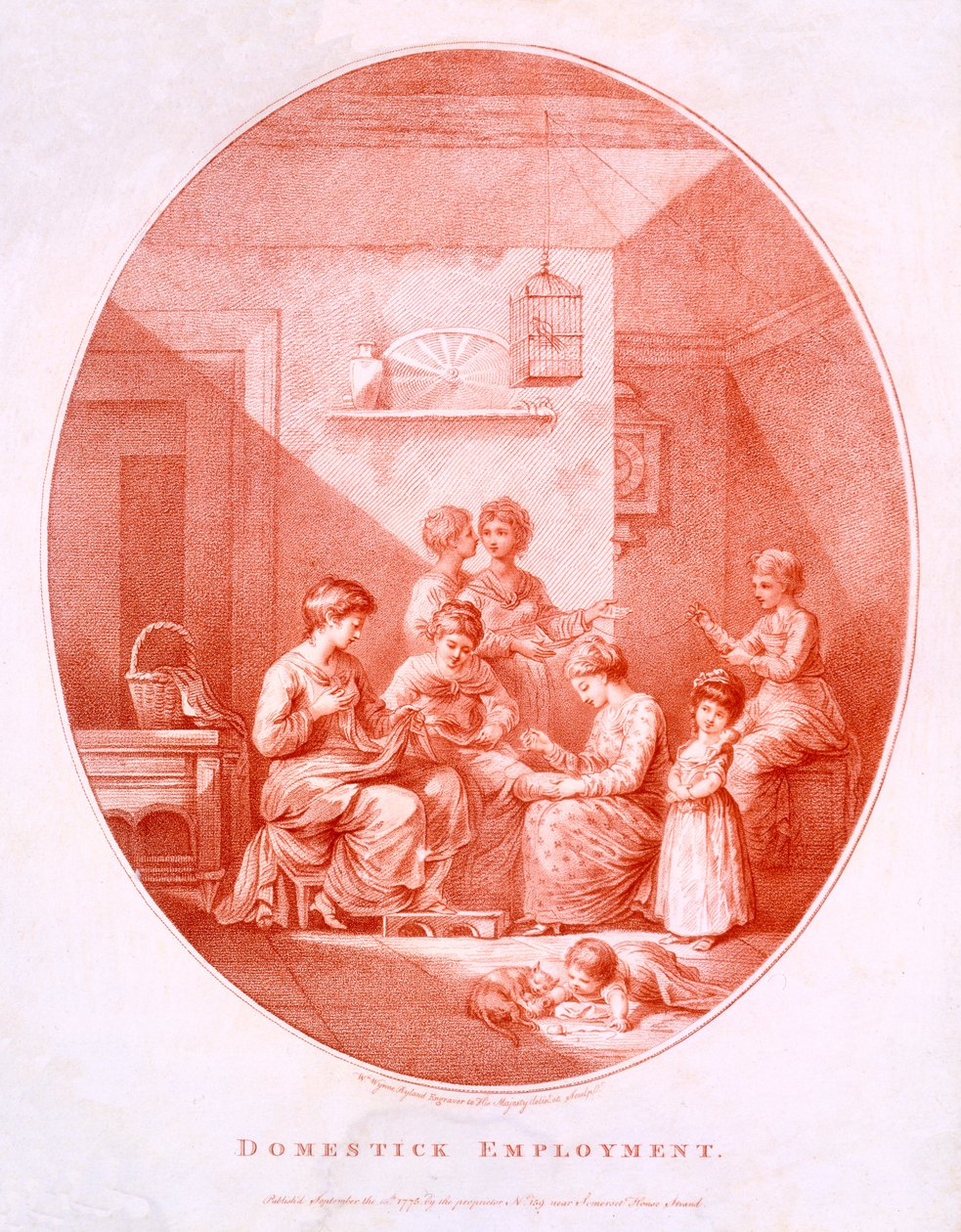 Emploi domestique, 1775 - William Wynne Ryland