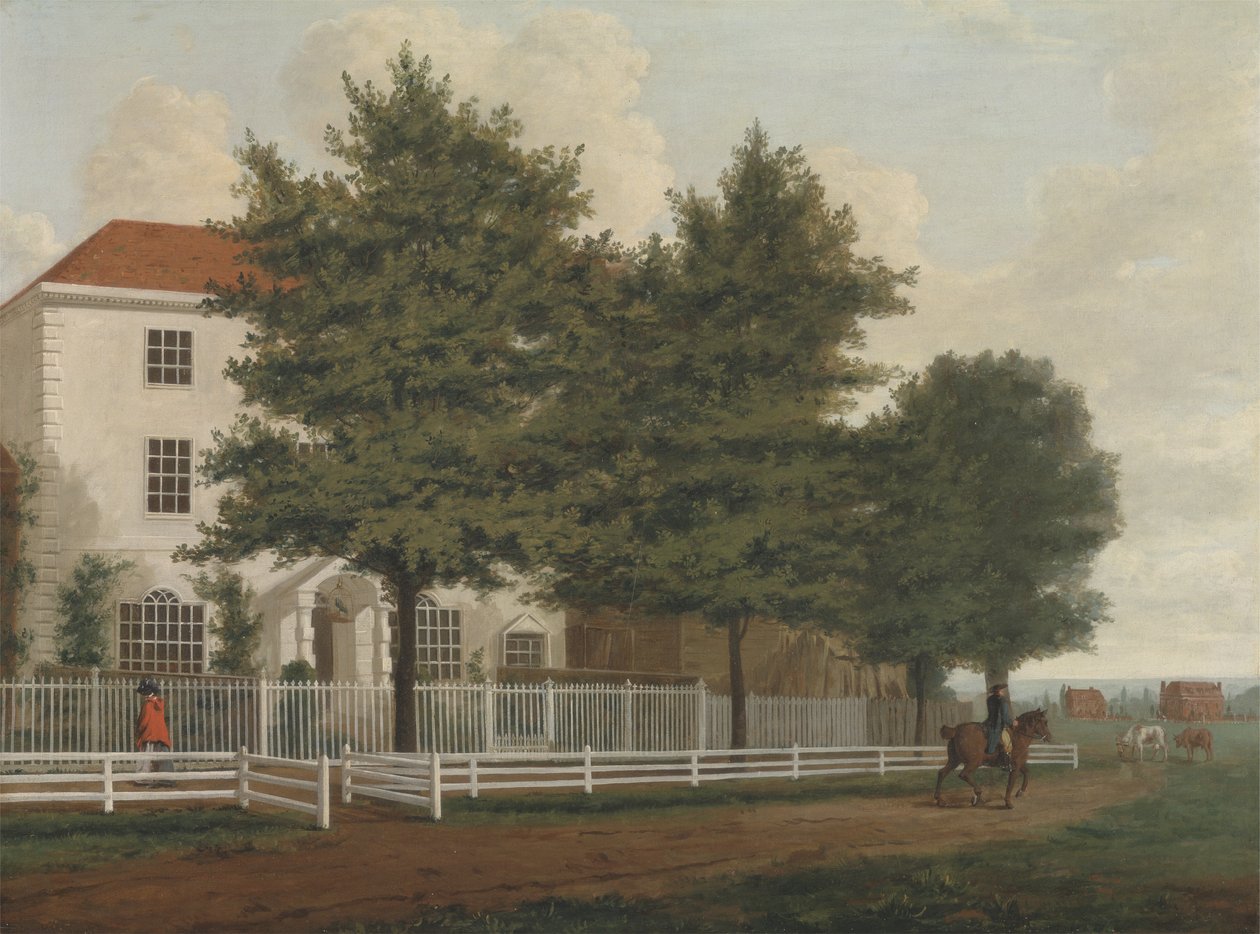 Maison sur une commune, vers 1770-80 - William Marlow