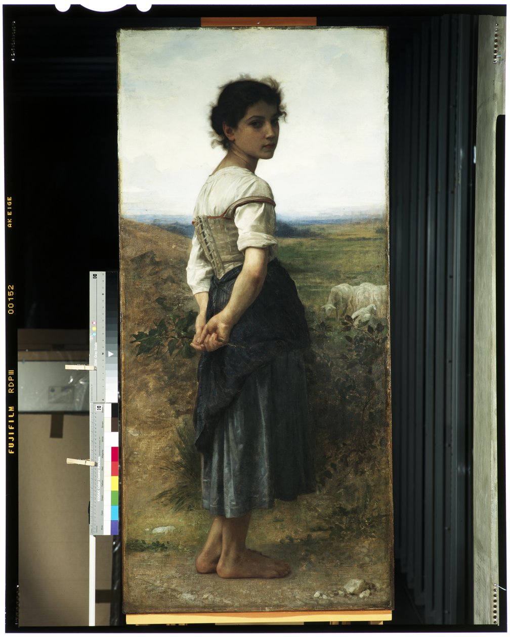 La jeune bergère, 1885 - William Adolphe Bouguereau